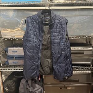 RHONE Men's Quilted Navy Vest